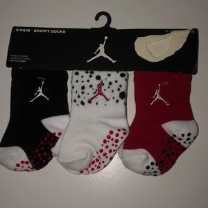 Baby Jordan socks.